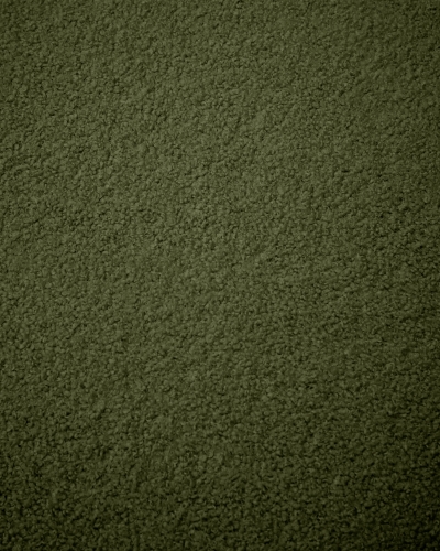 Чехол на пуф Kaeli из зеленого букле Ø 43 см