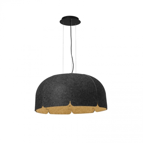 Люстра Mute коричневая/темно-серая 4000K