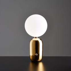 Настольная лампа Aballs M PE золотая