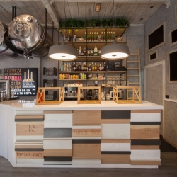 Подвесной светильник Soho 38 LED каменно-серый