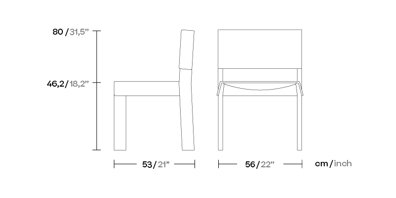 Обеденный стул Band алюминий KS2800100