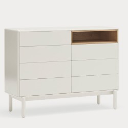 Комод Corvo 7Dr кремовый