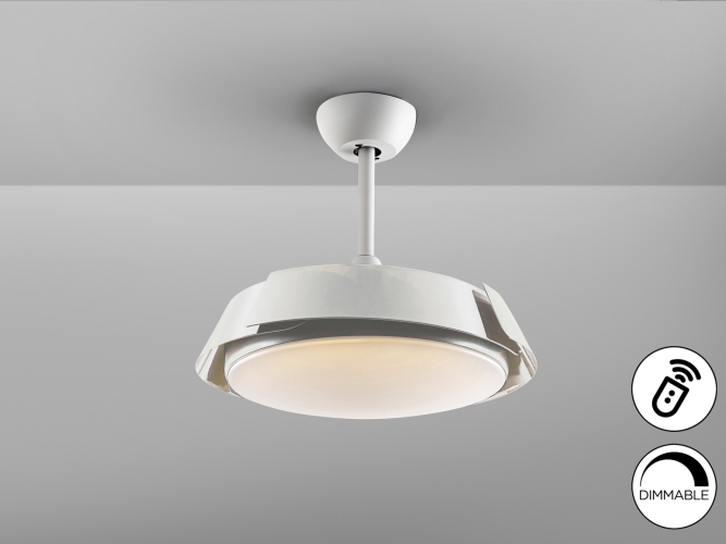 Enzo Потолочный вентилятор с освещением DIM белый