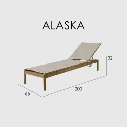 Шезлонг Alaska