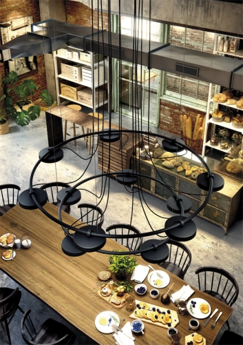 Люстра Aro ARO_R40S1M1L