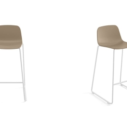 Уличный барный стул Maarten Polypropylene SLED BASE