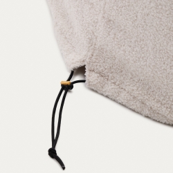 Чехол на пуф Kaeli из экрю букле Ø 43 см