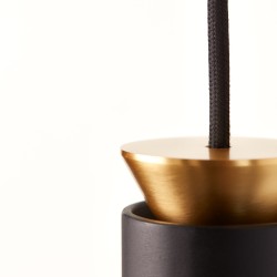 Подвесной светильник Triana черный/золотой