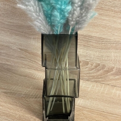 Ваза для цветов и сухоцветов стекло Terra Design TDVDG2502