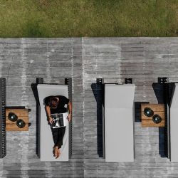 Лежак Horizon DARK GREY STRAP