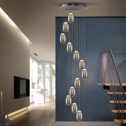 Подвесной светильник Nebula LED 12L хром