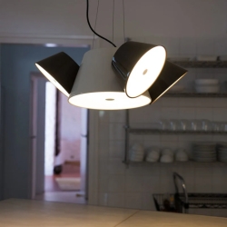 Люстра Tam Tam 3 синий / серебристо-серый