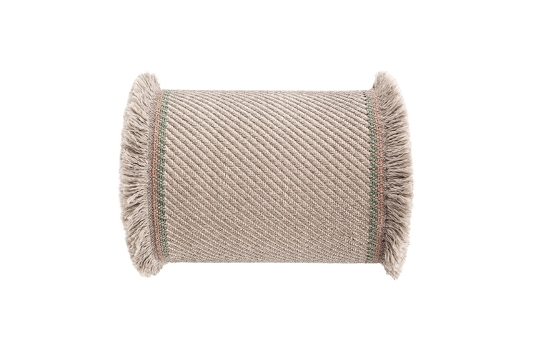 Подушка-ролл GL Diagonal almond-ivory большая