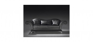 Черный диван Deco