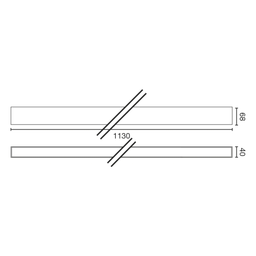 Потолочный светильник Via EVO 1130 27W 3000K белый PRISM. DALI