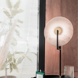 Настольная лампа Erto с алебастровым диском 1096/25