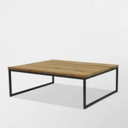 Стол журнальный квадратный Nautic NATURAL TEAK 120x120