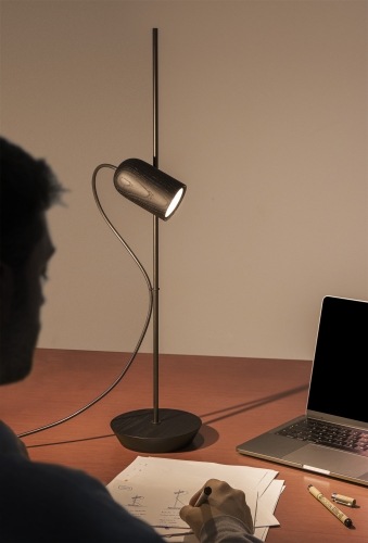 Настольная лампа Nomon ONFA SOBREMESA Graphite/Black ash