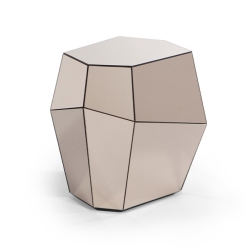 Приставной столик Three Rocks Bronze Mirror High