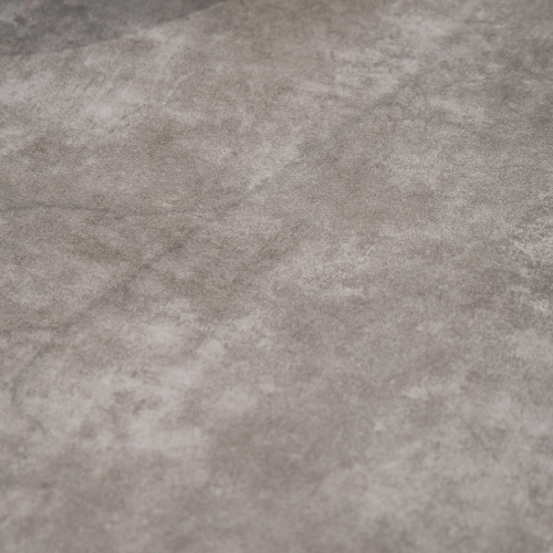 Раздвижной обеденный стол коричневое стекло с керамикой, черный металл