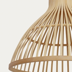 Бамбуковый потолочный плафон Nathaya с натуральной отделкой, 46 см