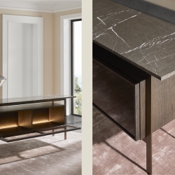 Комод Chicago стеклянные двери CHC410/CHC411