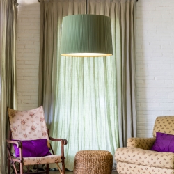 Люстра Samba черный/зеленый ø45