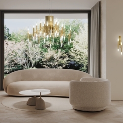 Люстра TheLight 109 см 5150/300 Satin gold