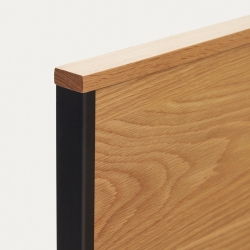 Taiana Изголовье из шпона дуба со стальными ножками 160 см