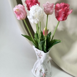 Ваза керамическая белая Paper Пакет Terra Design TDVFP12