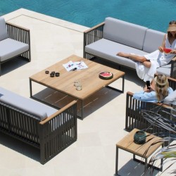 Стол приставной Nautic NATURAL TEAK