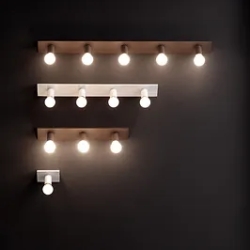 Потолочный/настенный светильник AT4 chrome