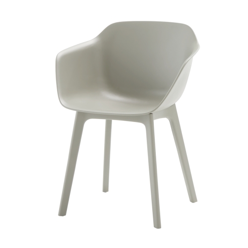 Кресло Taia пластиковым каркасом на 4 ножки(полипропиленовое сиденье)