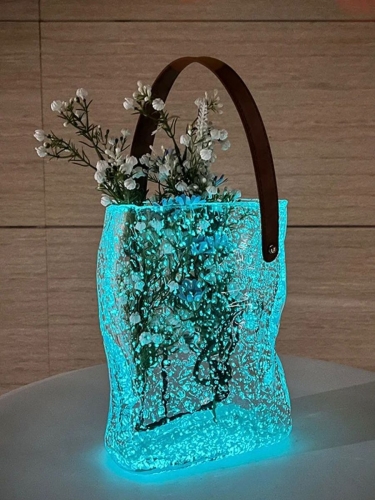 Ваза с ручкой светящаяся в темноте Terra Design TDVLA04