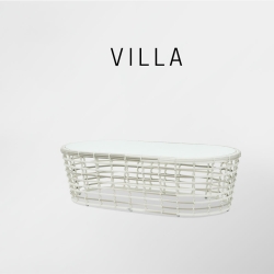 Стол журнальный Villa с керамической столешницей OFF WHITE