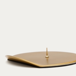 Подсвечник Quira из золотистого алюминия