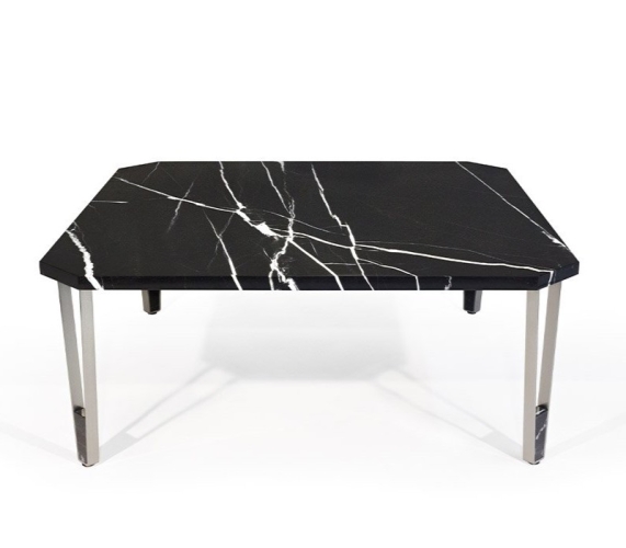 Кофейный столик Ionic Nero Marquina Marble квадратный