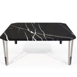 Кофейный столик Ionic Nero Marquina Marble квадратный