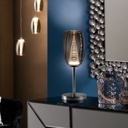 Настольная лампа Nebula 1L LED хром