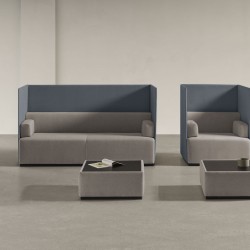 Квадратный модульный пуф Pau 80x80cm