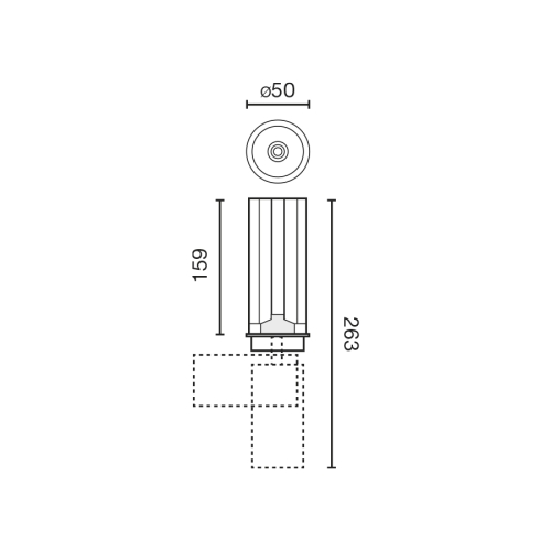 Модульный проектор TEIDE белый 7 Вт 20° 2700 К CRI90