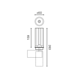 Модульный проектор TEIDE белый 7 Вт 20° 2700 К CRI90