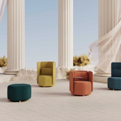 Высокое кресло HEX с подлокотниками