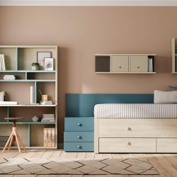 Детская спальня с двухспальной кроватью Kubox