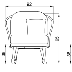 Кресло-качалка Krabi