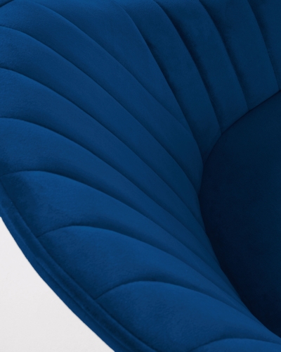 Стул Herbert синий бархат