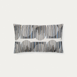 Чехол на подушку Log с разноцветной графической вышивкой 30 х 50