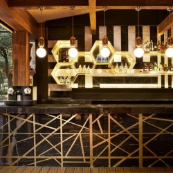 Подвесной светильник Aballs T PE золотой