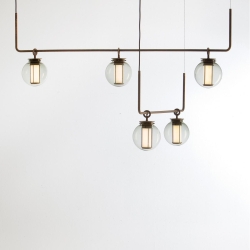 Люстра Bai T CHANDELIER II прозрачное стекло