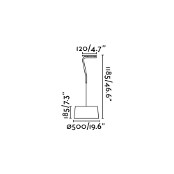 Белая подвесная люстра Hotel